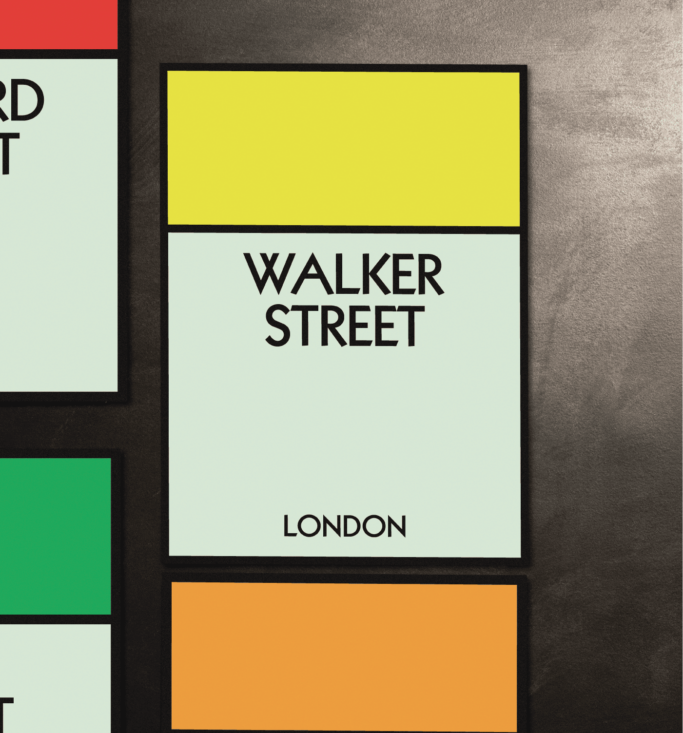 STREET NAME - CUSTOM METAL POSTER