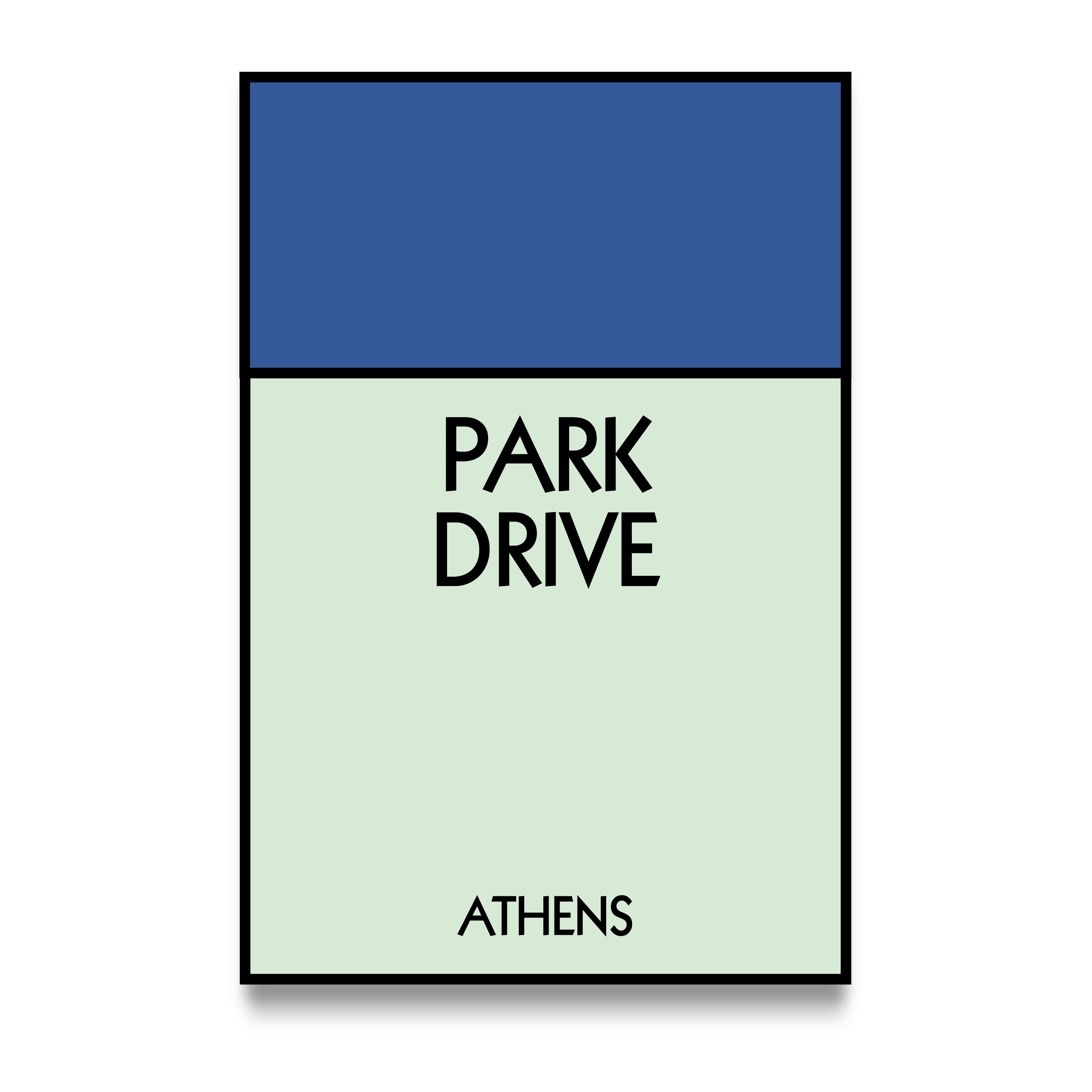 STREET NAME - CUSTOM METAL POSTER