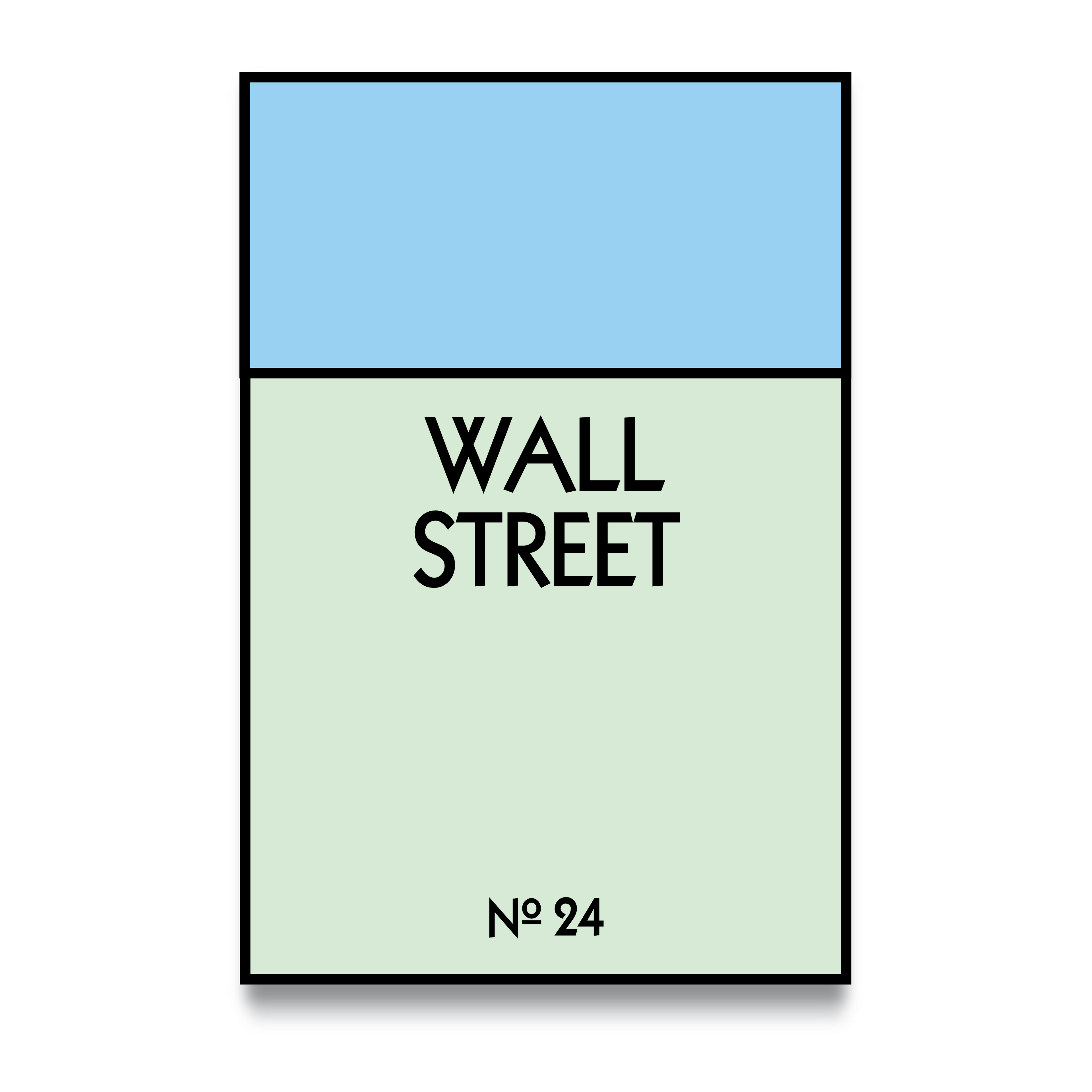 STREET NAME - CUSTOM METAL POSTER